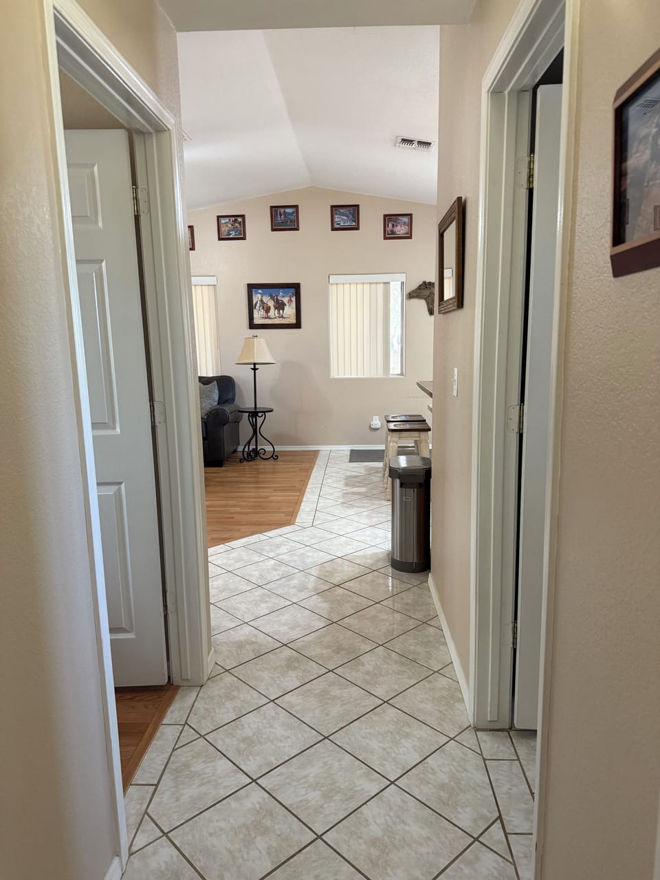 Hall Leading to Living Area