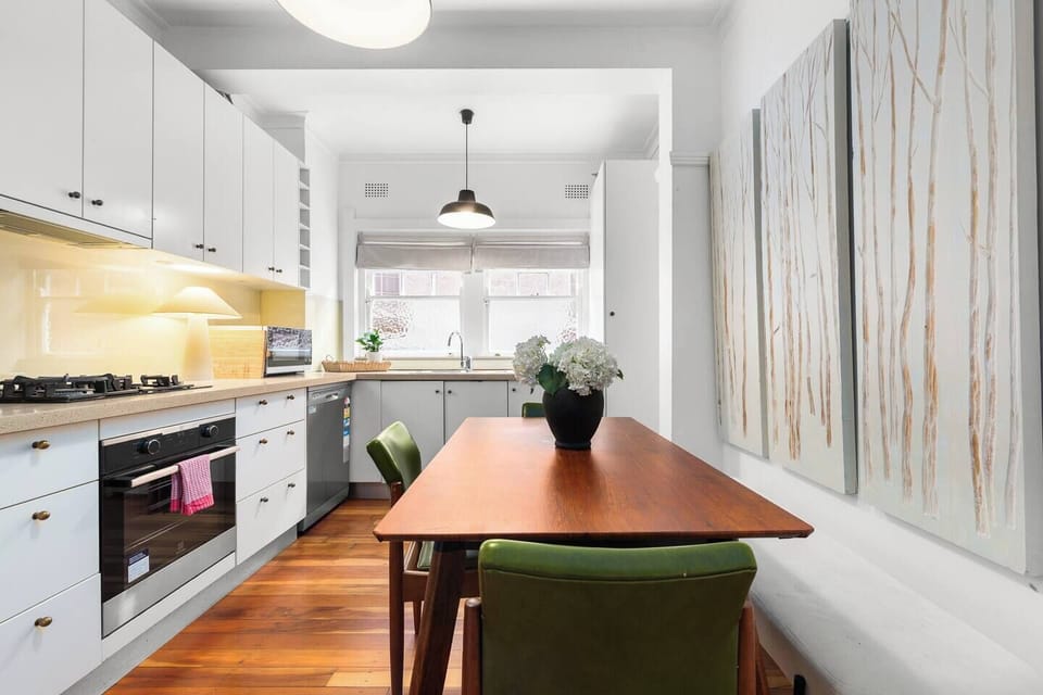Gather around the dining table for a relaxed meal or morning coffee before heading out to explore.
