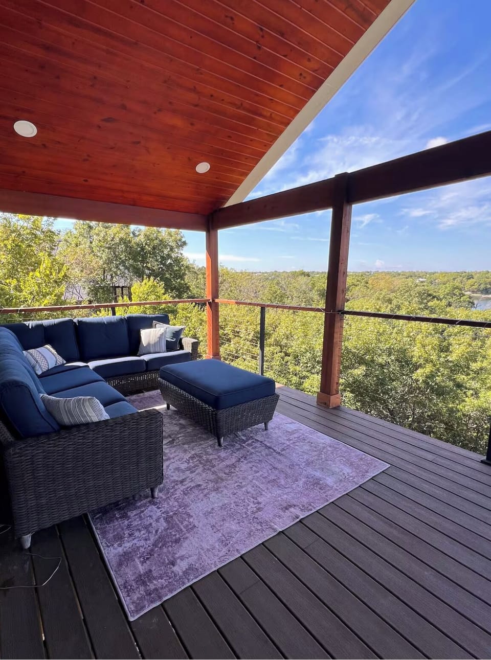 Upper Deck with THE BEST  views of the lake