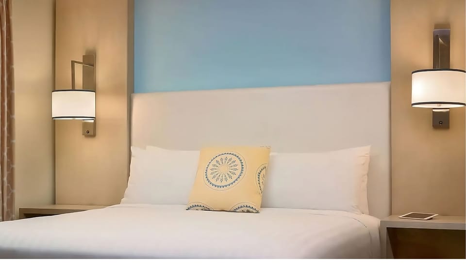 Sink into plush pillows for an effortlessly restful night
