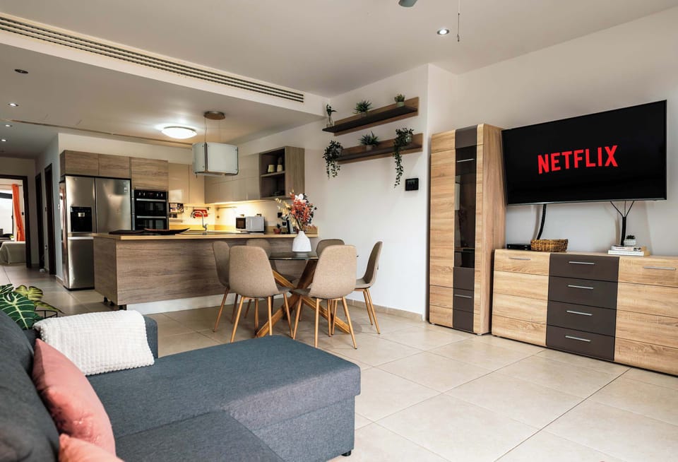 Living Room with Smart TV