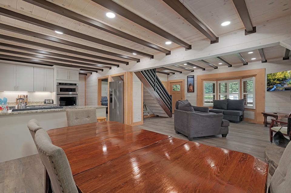 Lazy Lake Loft - Entry Level Dining Room