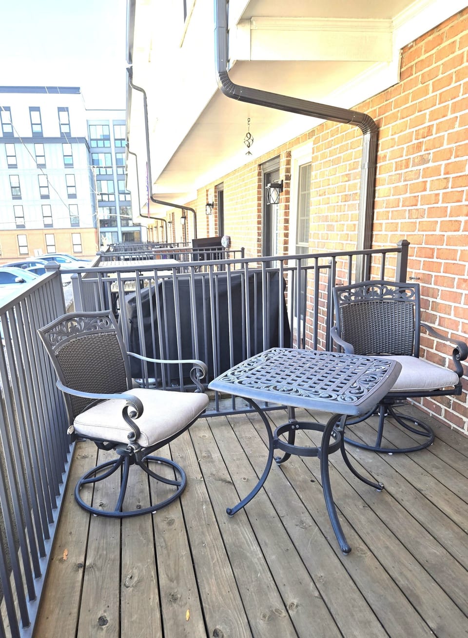 Outside deck
