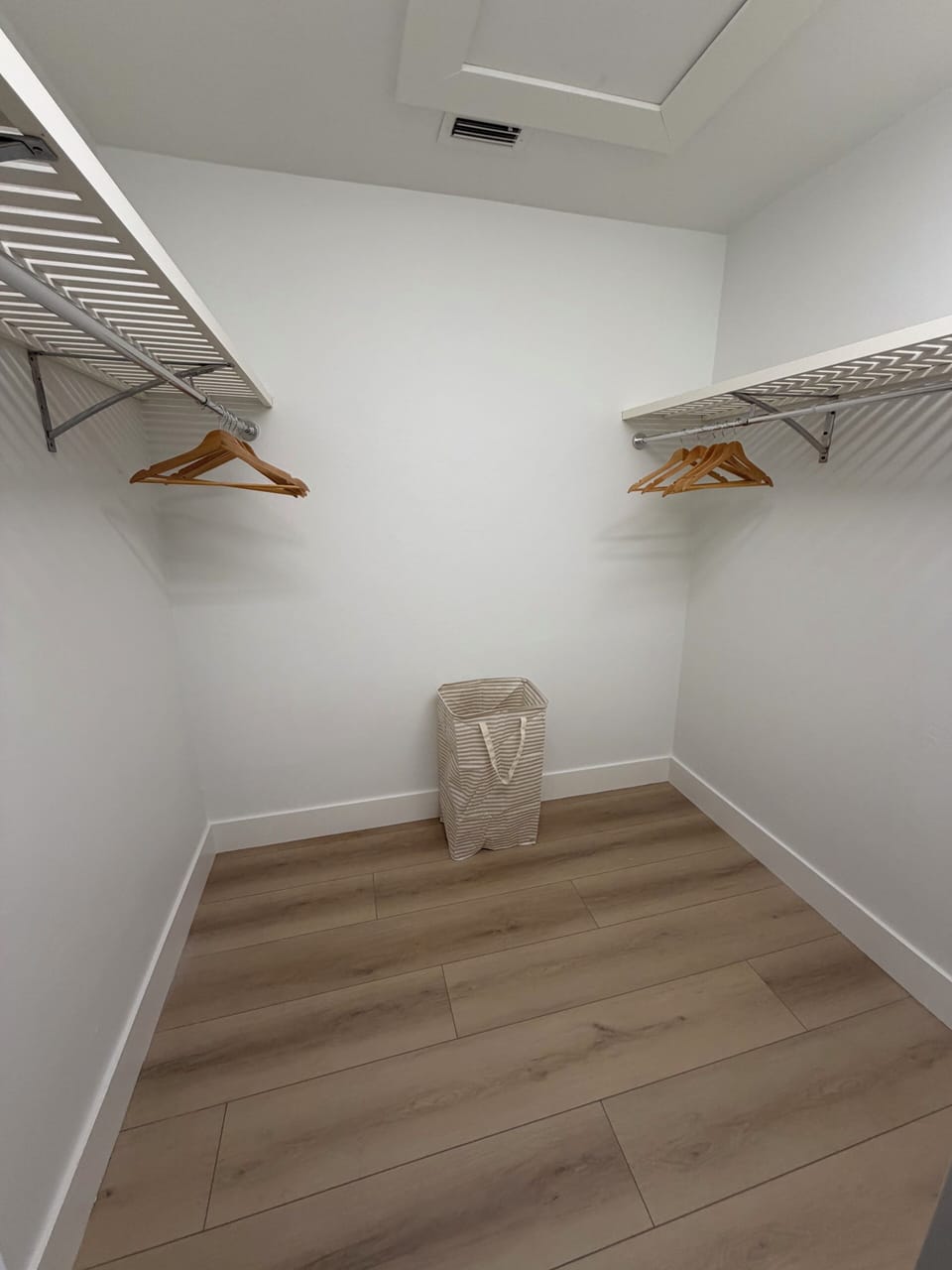 Primary closet