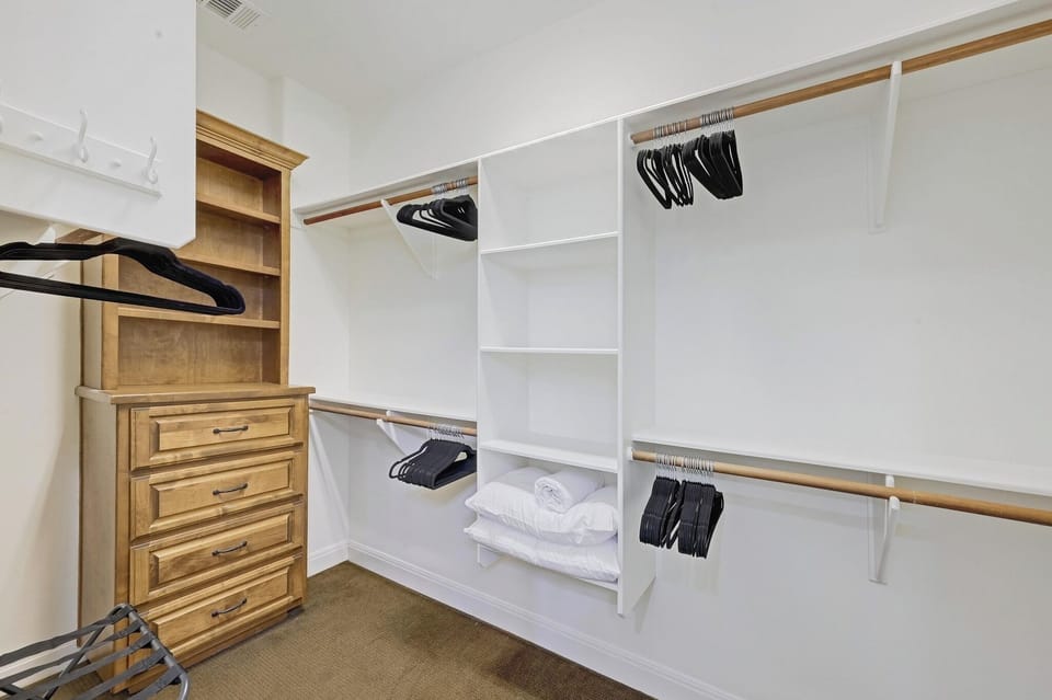 Spacious Master Closet
