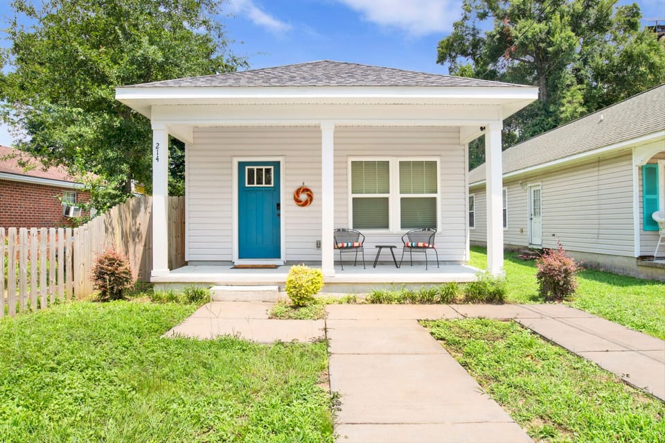 Cottage charm welcomes you at the door!