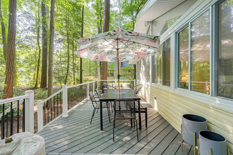 Private Deck | Access via Sunroom