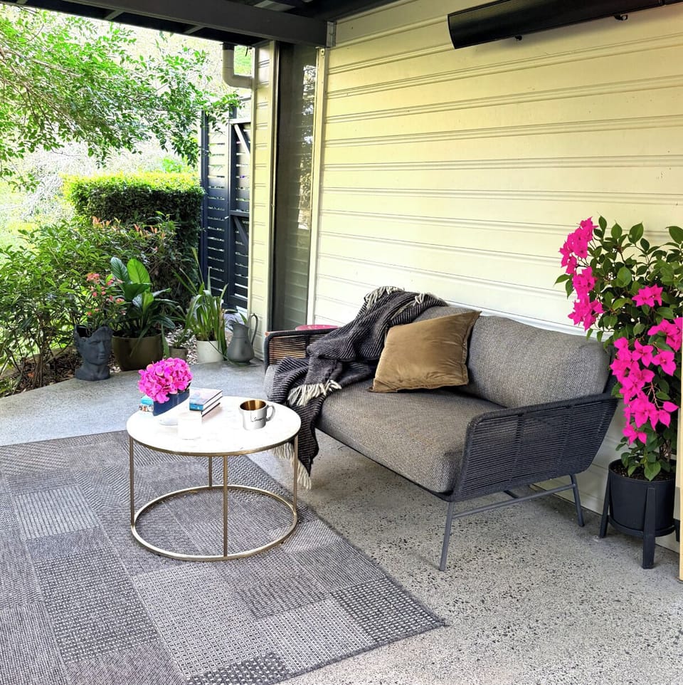 Relax or listen to music in your private outdoor terrace complete with heating.
