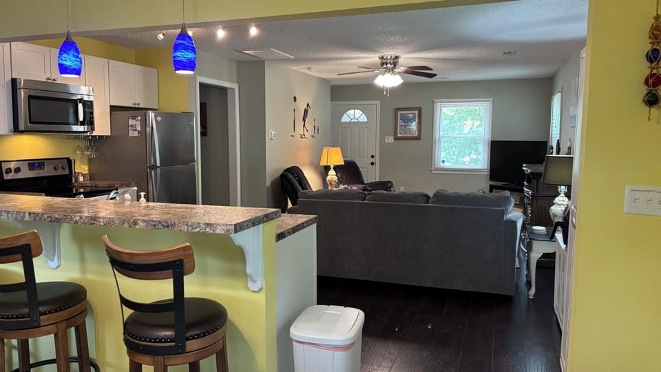 Open concept living area