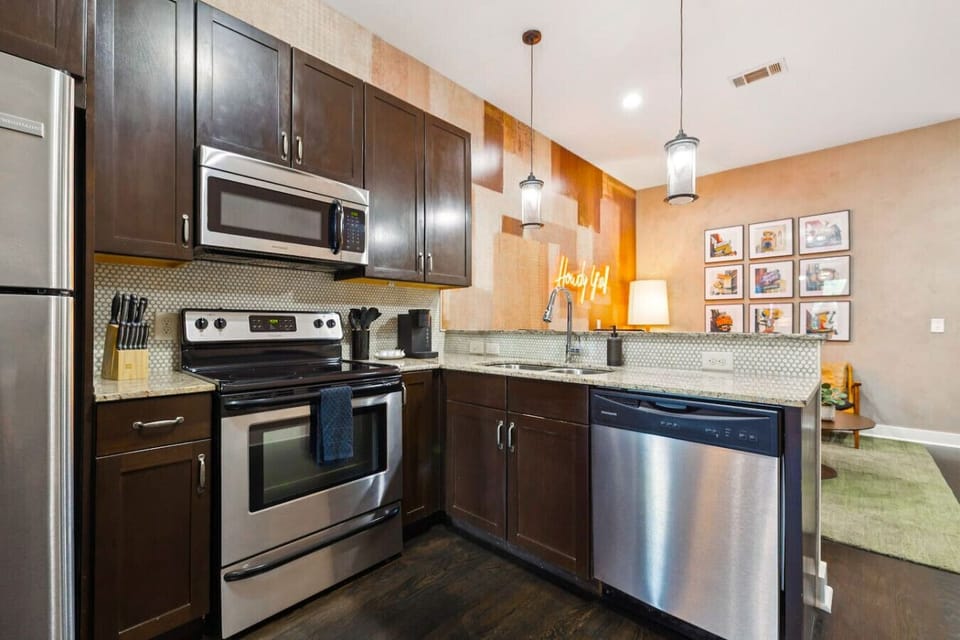 Kitchen including modern appliances and essentials for all your culinary needs