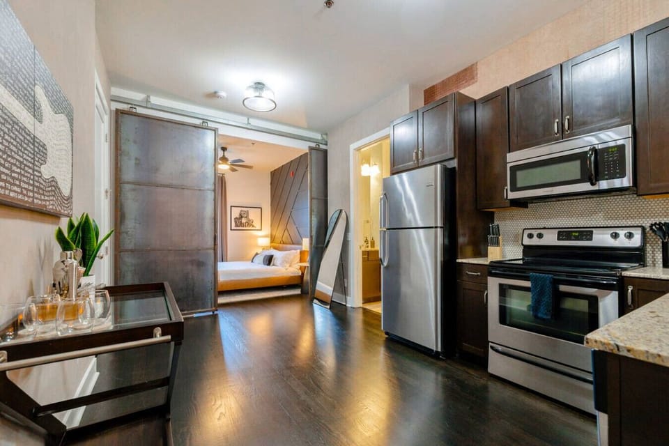 Kitchen including modern appliances and essentials for all your culinary needs