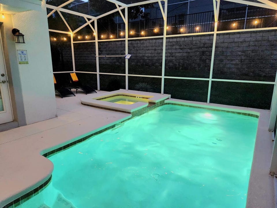 Peace and relaxation with your own sparkling pool and inviting spa!