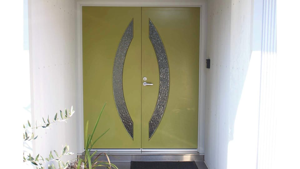 Trendy Double front door