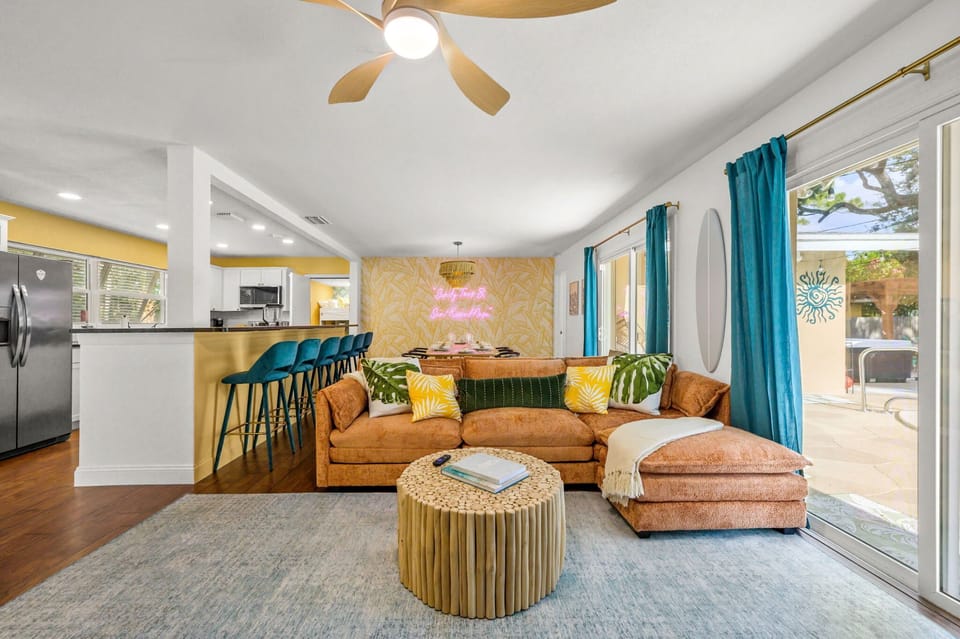 Everything’s connected! Enjoy effortless flow between the living room, dining area, and fully stocked kitchen—perfect for gathering, cooking, and creating memories together.