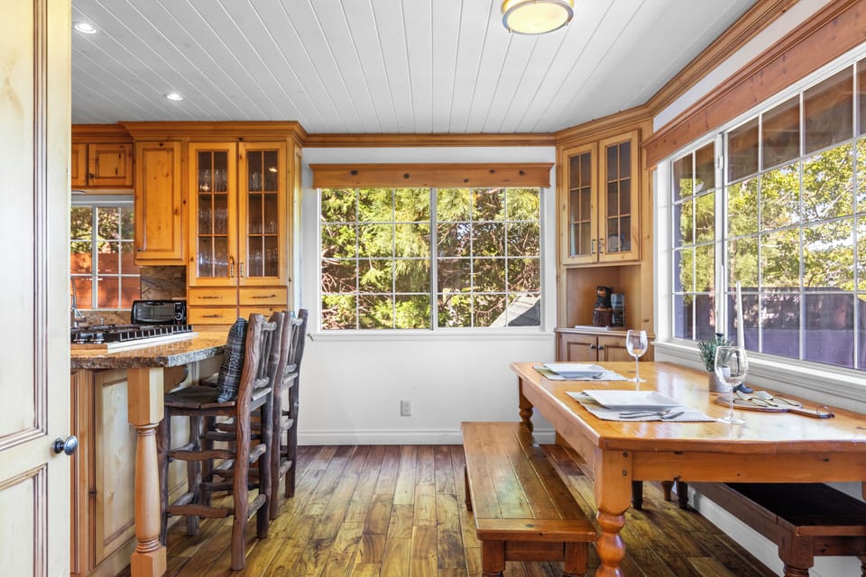 Kitchen and dining.