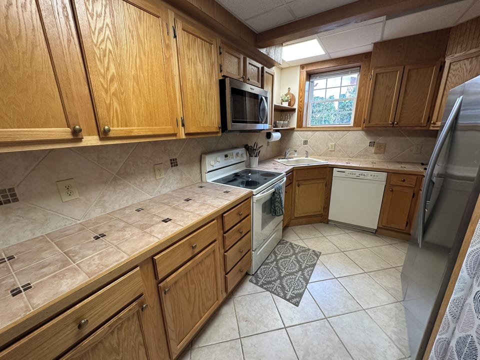 Well-stocked kitchen