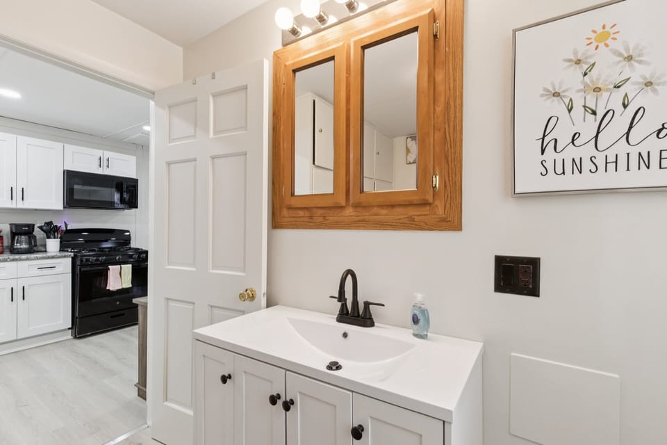 Indoors, Appliance, Microwave, Oven, Sink