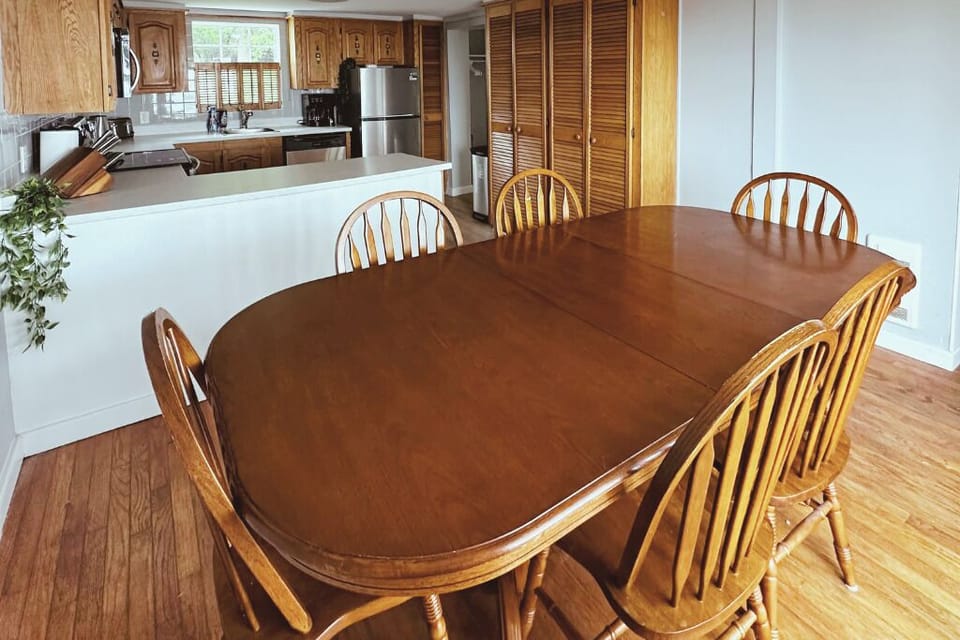 Spacious dining area — perfect for shared meals and gatherings.