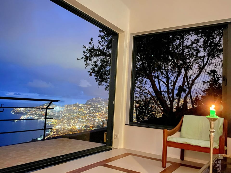 Panoramic views at night