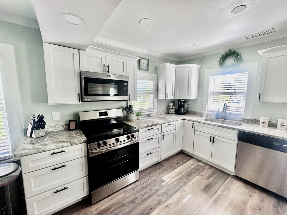 Open concept kitchen
