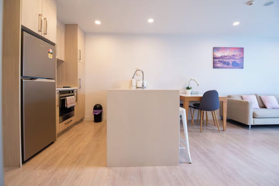 Fully equipped kitchen. Fridge · Microwave · Dishwasher · Oven.
