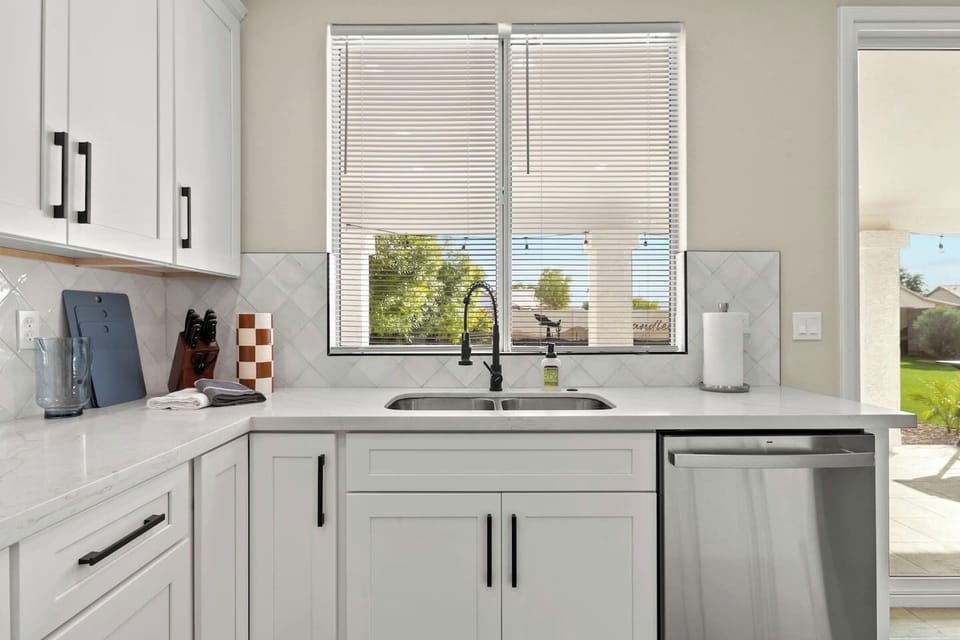 A fully equipped kitchen with all the necessary utensils will make you feel right at home while cooking.