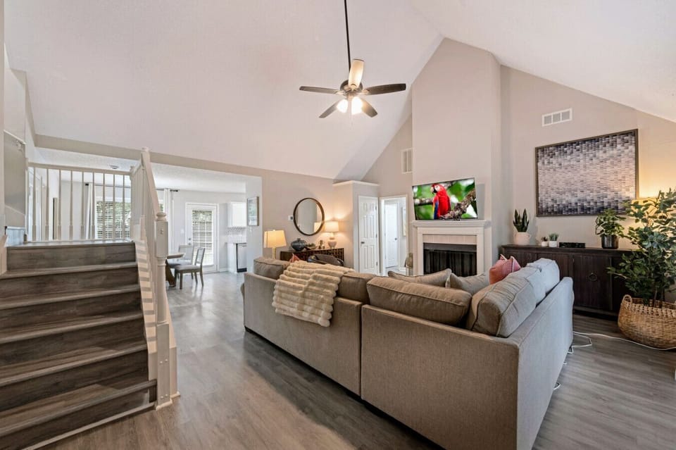 View from front door.  /spacious.  Well decorated