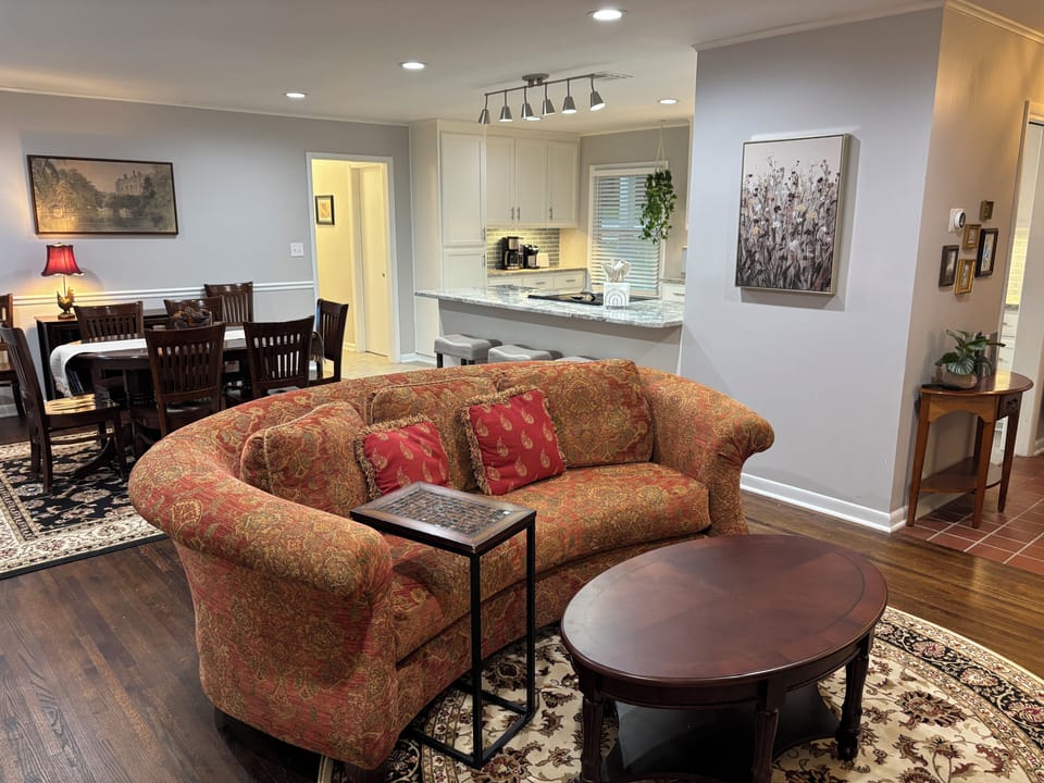 Living + dining area