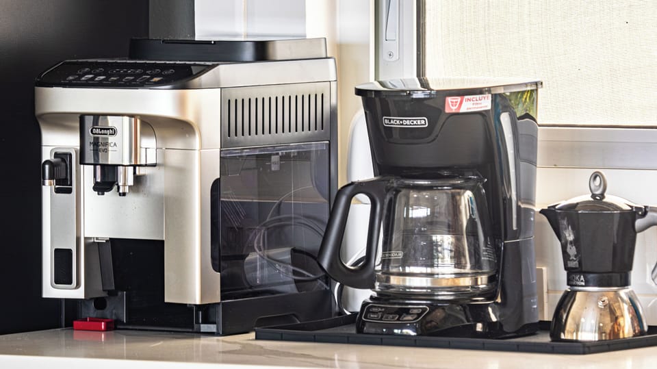 Espresso Maker and Coffee Pot 