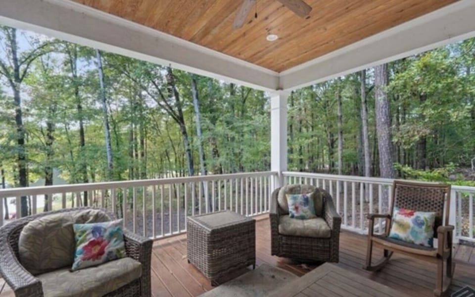 Back porch area