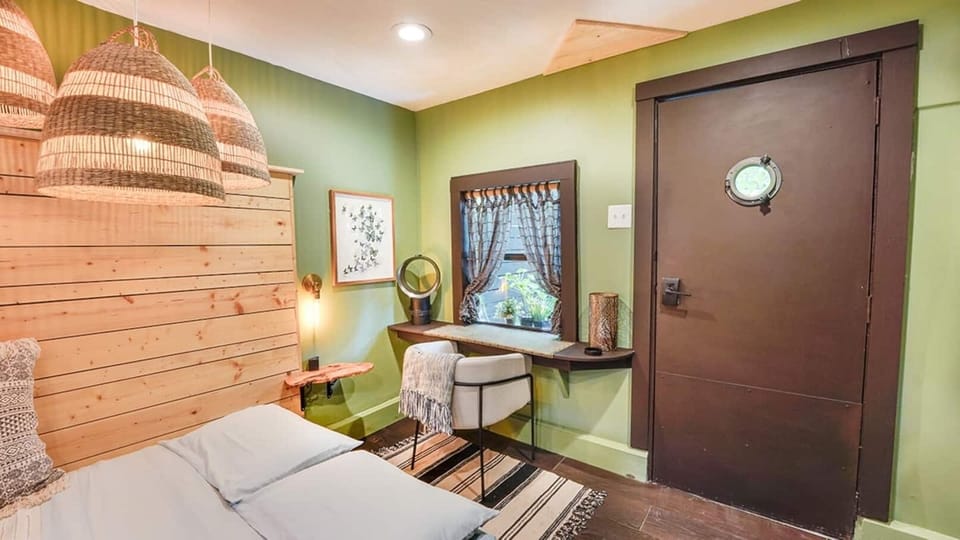 Whether you're journaling, working remotely, or sipping your morning coffee, this cozy desk nook by the window offers a peaceful space to focus, reflect, or simply take in the view.