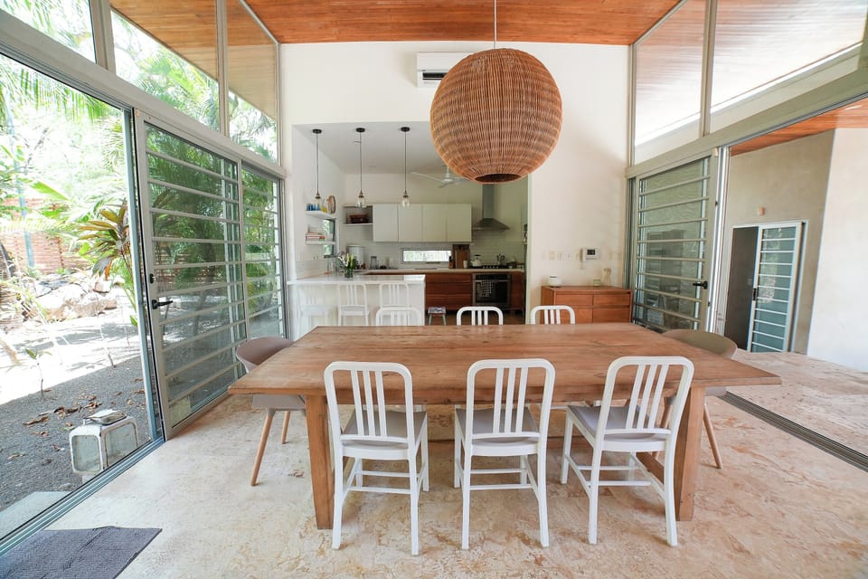 Dining room with seating for 8