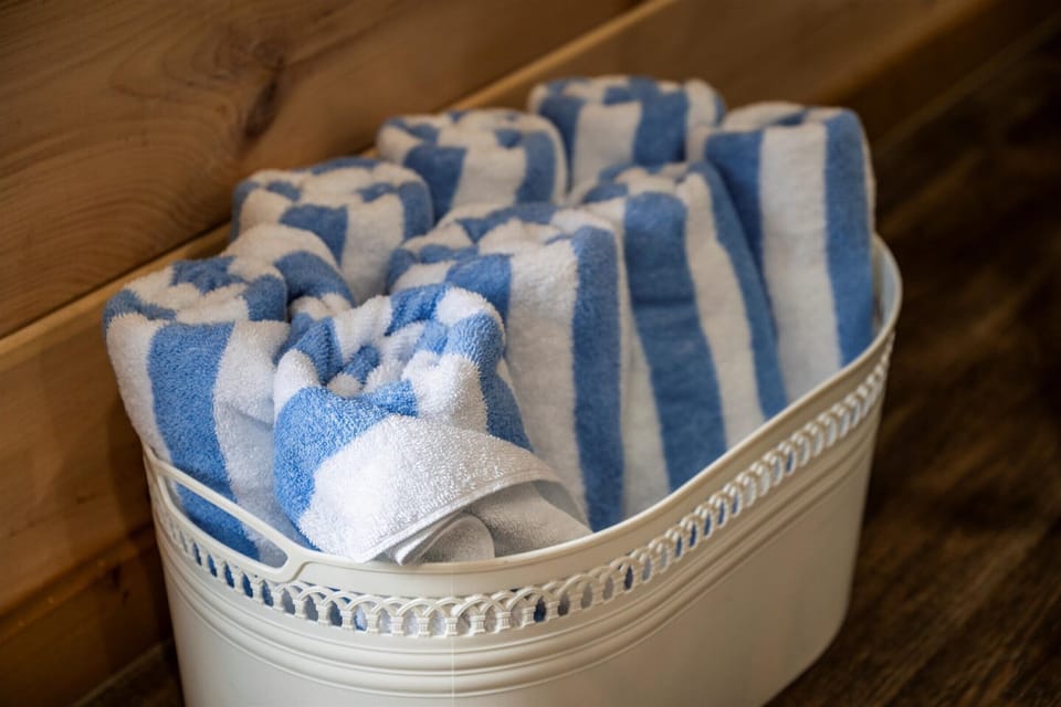 Hot Tub/Pool towels are provided.