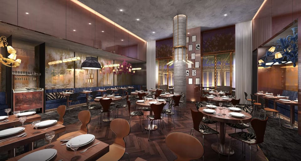 Celebrate special moments in a glamorous restaurant setting.