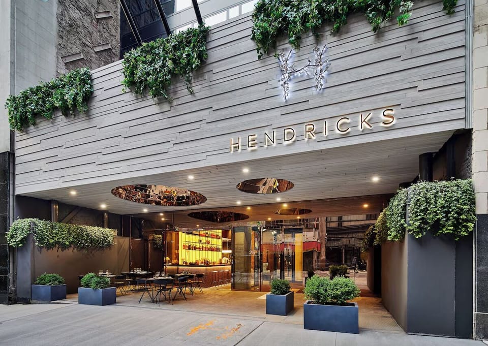 Arrive in style under a lush, welcoming entrance canopy.