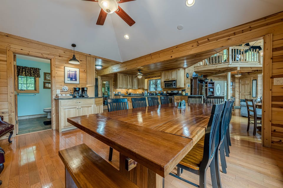 Ample Dining Seating for 10