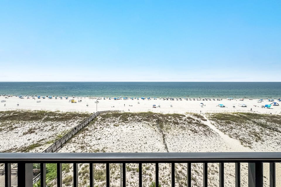 Private balcony view