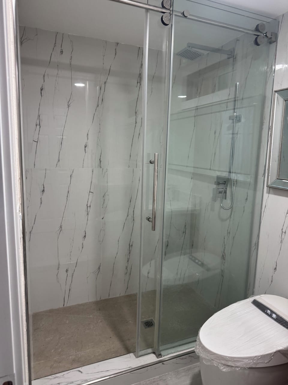 Oversize shower