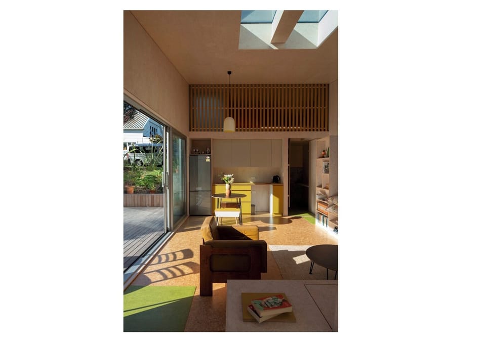 Living area/ Kitchen.