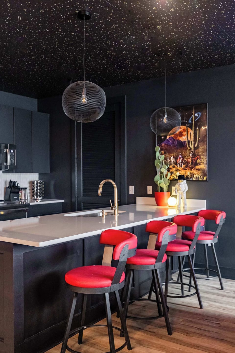 Take a seat & encourage the chef of the group to whip up something otherworldly