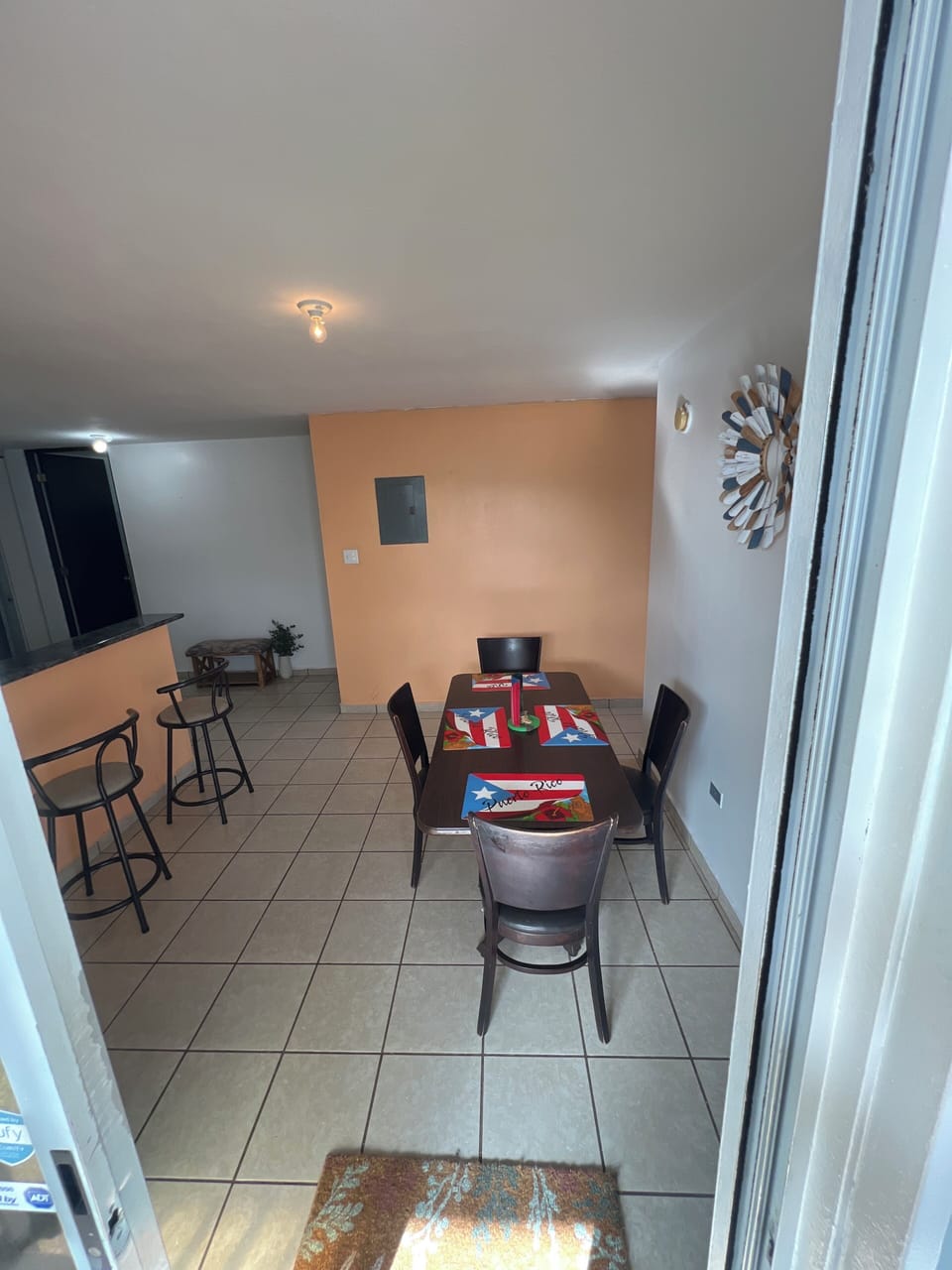 Dining area 6 chairs