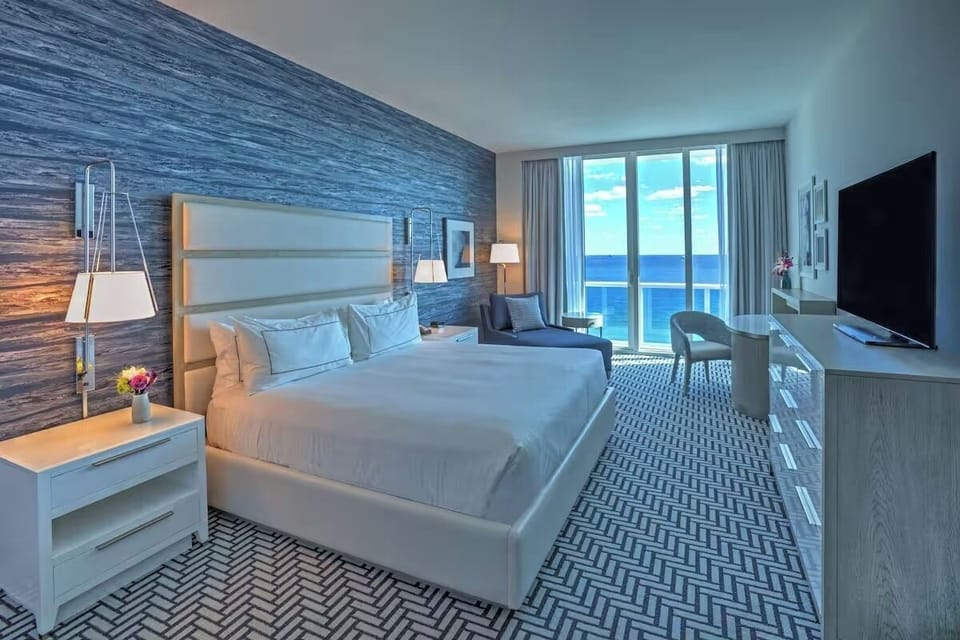 Recharge together in a spacious room designed for easy comfort.