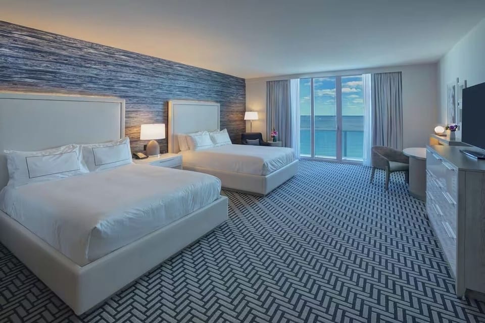 Savor quiet mornings with coffee by the ocean-facing window.