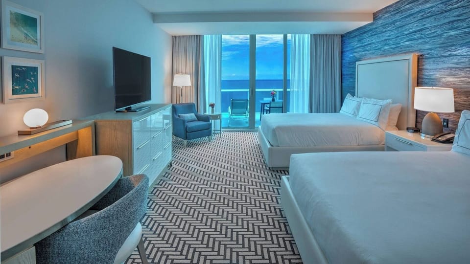 Gather your group in a bright, airy two-bed retreat.