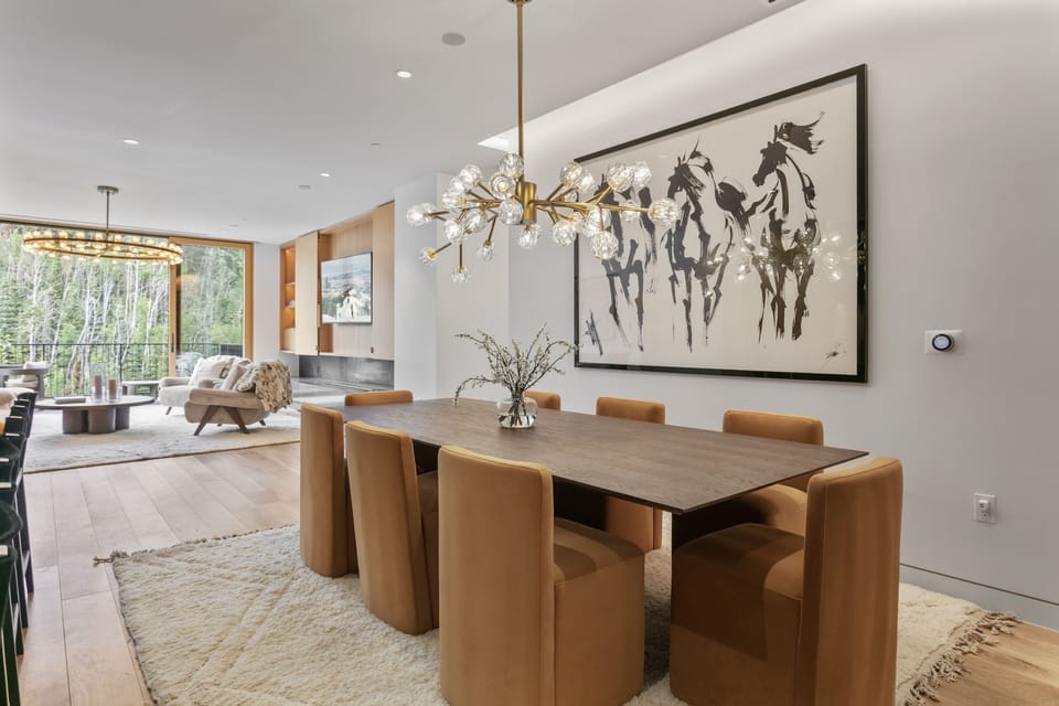Architecture, Building, Dining Room, Dining Table, Furniture