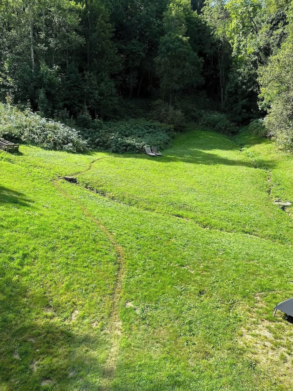 Garden behind the chalet