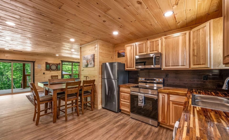 A closer look — steps from the 1st floor Game Room and the deck.