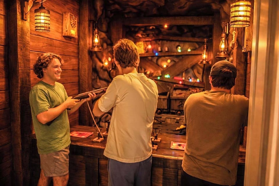 Mineshaft shooting gallery