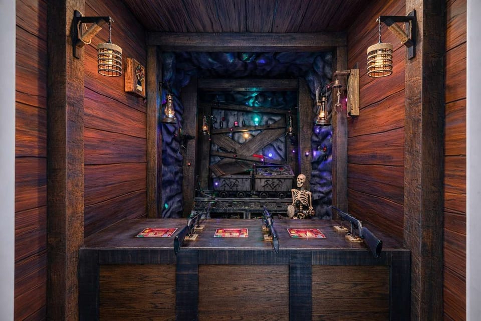 Mineshaft themed shooting gallery - test your aim!