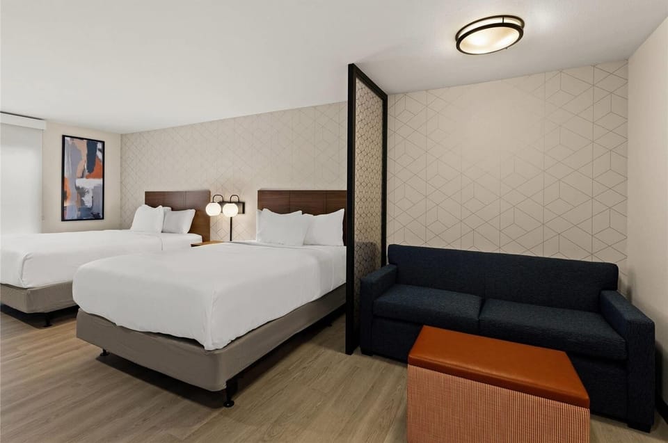Stretch out and relax in a roomy suite-style retreat.